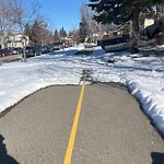 Snow On City-maintained Pathway or Sidewalk at 116 Templewood Rd NE