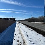 Snow On City-maintained Pathway or Sidewalk-WAM at 24070 Country Hills Bv NW