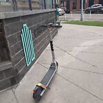 E-Scooter  - Abandoned / Parking Concerns at 1464 8 St Sw, Calgary, Ab T2 R 1 R6, Canada