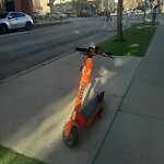 E-Scooter  - Abandoned / Parking Concerns at 836 15 Ave Sw, Calgary, Ab T2 R 1 S2, Canada