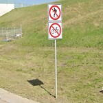 Sign on Street, Lane, Sidewalk - Repair or Replace at 3330 Airport Tr NE