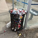 Bus Stop - Garbage Bin Concern at 3740 35 St NE