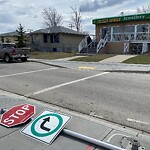 Sign on Street, Lane, Sidewalk - Repair or Replace at 4401 17 Av SE