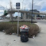 Bus Stop - Garbage Bin Concern at 2443 54 Av SW