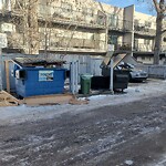 Debris on Backlane at 341 5 Av NE