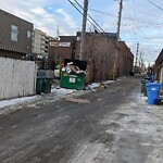 Debris on Backlane at 2011 32 Av SW