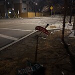 Road Signs on Street, Lane, Sidewalk - Repair or Replace at 40 8 St NE