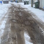 Backlane Maintenance at 6131 Bowness Rd Nw, Calgary, Ab T3 B0 C9