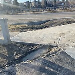 On-Street Bike Lane - Repair at 9898 Hidden Valley Dr NW