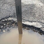 On-Street Bike Lane - Repair at 4444 Builders Rd SE Alyth/Bonnybrook