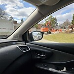 On-Street Bike Lane - Repair at 627 Parkvalley Rd Se, Calgary, Ab T2 J 4 V6, Canada