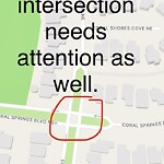 On-Street Bike Lane - Repair at 5105 Coral Shores Dr NE