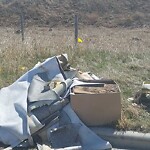 Debris on Street, Sidewalk, Boulevard at 1897 115 Av NE