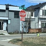 Road Signs on Street, Lane, Sidewalk - Repair or Replace at 302 32 Av NE