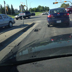 Potholes at 14 St SW