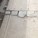 Sidewalk or Curb - Repair at 206 24 Av NW