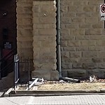 Sign on Street, Lane, Sidewalk - Repair or Replace at 136 8 Av SE