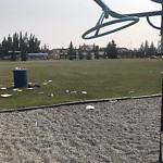Garbage in a Park at 1679 25 A St SW