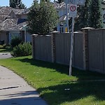 Sign on Street, Lane, Sidewalk - Repair or Replace at 7 Woodpark Close SW Woodlands