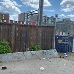 Debris on Backlane(OLD) at 513 13 Av SW