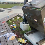 Garbage in a Park at 6101 130 Av SE