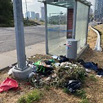 Debris on Street, Sidewalk, Boulevard at 437 Centre St N