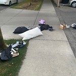 Debris on Street, Sidewalk, Boulevard at 314 6 St NW