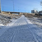 Snow On City-maintained Pathway or Sidewalk at 3901 16 Av NW