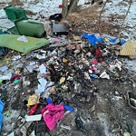 Debris or Overflowing Garbage Bins - in a Park at 99 Heritage Meadows Rd SE