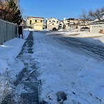 Snow On City Road at 167 Sierra Vista Ci SW