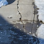 Sidewalk or Curb - Repair at 124 Everhollow Way Sw, Calgary, Ab T2 Y 4 R7, Canada
