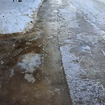 Snow On City-maintained Pathway or Sidewalk at 717 Willard Rd Se, Calgary, Ab T2 J 2 A4, Canada