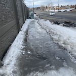 Snow On City-maintained Pathway or Sidewalk at 1804 Braemar Pl SW