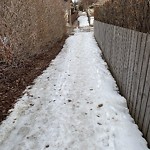 Snow On City-maintained Pathway or Sidewalk at 8204 Elbow Dr SW