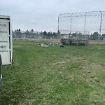 Debris or Overflowing Garbage Bins - in a Park at 4058 26 Av NE