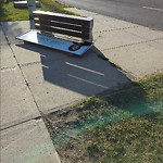 Bus Stop - Bench Concern at 8520 17 Av SW