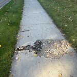 Sidewalk or Curb - Repair at 2205 Amherst St SW