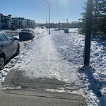 Snow On City-maintained Pathway or Sidewalk at 404 Seton Ci SE