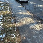 Snow On City-maintained Pathway or Sidewalk at 1600 32 Av SW
