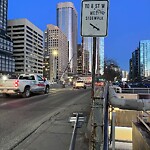 Sign on Street, Lane, Sidewalk - Repair or Replace at 902 9 Av SW
