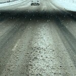 Snow On City Road at 2020 Crowchild Tr SW