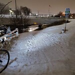 Snow On City-maintained Pathway or Sidewalk at 510 25 Av SE