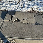 Sidewalk or Curb - Repair at 52 Panora Ri NW