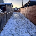 Snow On City-maintained Pathway or Sidewalk at 827 Whitehill Wy NE