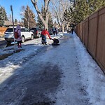 Snow On City-maintained Pathway or Sidewalk-WAM at 335 Woodhaven Pl SW