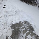 Snow On City-maintained Pathway or Sidewalk-WAM at 9041 21 St SE