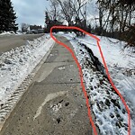 Pedestrian and Cycling Pathway - Repair at 4304 Stanley Dr SW