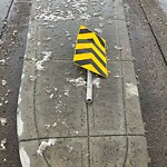 Sign on Street, Lane, Sidewalk - Repair or Replace at 5356 130 Av SE
