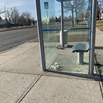 Bus Stop - Garbage Bin Concern at 103 Huntington Gr NE