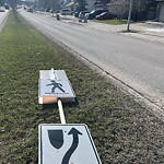 Sign on Street, Lane, Sidewalk - Repair or Replace at 461 Panamount Bv NW